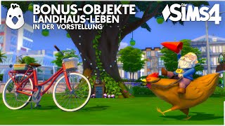 Kostenlos 💚 Die Sims 4 LandhausLeben BonusObjekte in der Vorstellung [upl. by Lynnette]