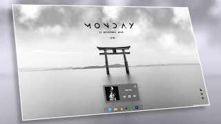 This Black amp White Theme Will Make Your Desktop Look Super Clean [upl. by Neelehtak]