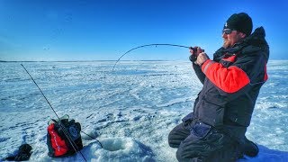 The BEST Ice Fishing Rod and Reel Selection for Walleyes [upl. by Leola]