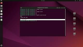 Compare files in Linux shell with diff [upl. by Still188]