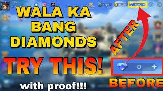 wala ka bang Diamonds Try This step by step tutorial [upl. by Sorrows]