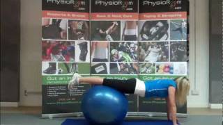 How to use Gym Balls by PhysioRoomcom [upl. by Llenrac]