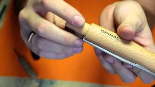 Opinel №12разбираем и добавляем латунные шайбы [upl. by Fernald155]