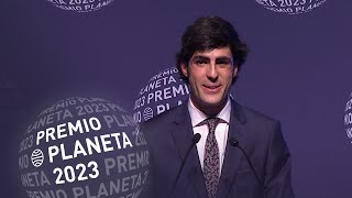 Alfonso Goizueta finalista del Premio Planeta 2023 con la novela quotLa sangre del padrequot [upl. by Aunson]