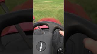 Mowing on a craftsman sears ys4500 [upl. by Noillid]