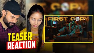 First Copy  Official Teaser  Munawar Faruqui  Reaction by Shalini Arnot [upl. by Twila]