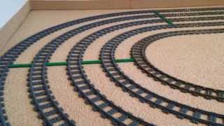 ME Models Plastic Rails vs Standard LEGO curve [upl. by Stoneman]