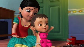 Muddu Muddu Putani Sweet Baby Song  Kannada Rhymes for Children  Infobells [upl. by Yeleak]