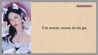 AESPA  Zoom Zoom  KARAOKE with lyrics [upl. by Odawa]