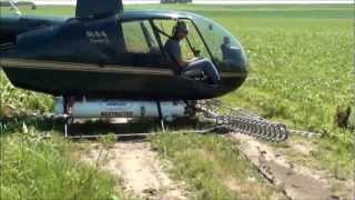 Spectrum Sprayers Electrostatic Aerial System Helicopter Mounted Sprayer [upl. by Oer]