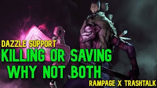 Dazzle Support  Poison Touch or Shallow Grave Why Not Both   DOTA 2 [upl. by Netsrik]