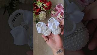 Zapatos tejidos para bebe 💕 [upl. by Pavier]