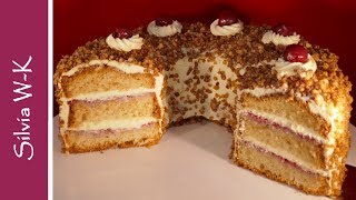 Frankfurter Kranz  fluffig leichte Buttercremetorte [upl. by Eissim]