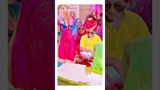 Bishnoi samaj devar bhabhi rasam tredding wedding viralvideos shotrs [upl. by Aidile959]