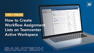 How to Create Workflow Assignment Lists on Teamcenter Active Workspace [upl. by Sekofski382]