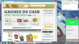 Tuto Comment gagner de largent paypal 500€mois 25€heure sur internet moolineo astuce [upl. by Amoihc]