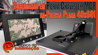 Como Personalizar Porta Chave MDF Sublimável Tutorial [upl. by Solenne148]