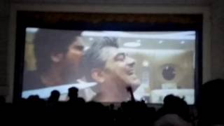 Vedalam Interval block Mass Scene Theatre Response [upl. by Kcirdahc]