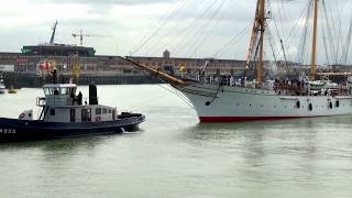 Return of the Mercator to Ostend  Zeilschip Mercator terug in Oostende [upl. by Lauritz]