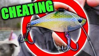 Fishing this LIPLESS Crankbait is CHEATING [upl. by Hildagard]