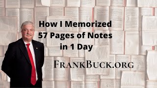 How I Memorized 57 Pages of Notes in 1 Day [upl. by Horvitz378]