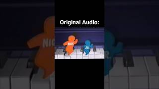 They Played it Correct ✅ Nick Jr Piano Opening 🗣️😱 piano shorts animation [upl. by Ardnosac]