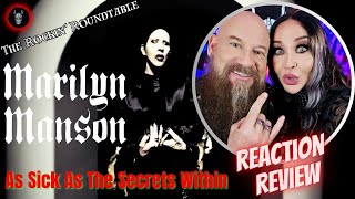 Metal couple REACTS and REVIEWS  Marilyn Manson  As Sick As The Secrets Within Music Video [upl. by Nylime]