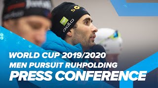 Ruhpolding Men Pursuit Press Conference [upl. by Aridatha]