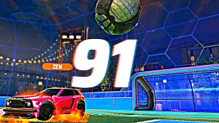 ROCKET LEAGUE INSANITY 91  BEST ROCKET LEAGUE CLIPS FREESTYLES COMP CLIPS [upl. by Maribeth]