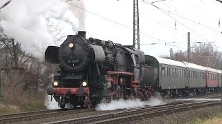 Nikolausfahrten mit Dampflok BR 52 8038 am 8122013 [upl. by Atilal]