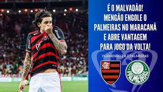 FLAMENGO ENGOLE O PALMEIRAS NA COPA DO BRASIL E ABRE BOA VANTAGEM PARA O JOGO DA VOLTA NO ALLIANZ [upl. by Most137]