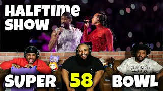 Super bowl 58 Live Halftime Show Reaction  Usher was AMAZING [upl. by Hamlet618]