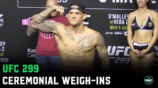 UFC 299 Ceremonial WeighIns [upl. by Leann83]