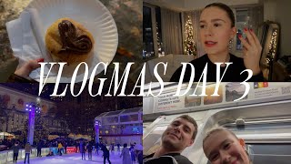 VLOGMAS IN NEW YORK DAY 3 ❄️ sunday reset festive date night bryant park winter village [upl. by Gawen]