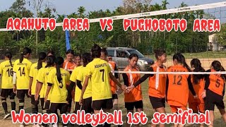 Women volleyball 1st semifinal matchpughoboto area vs Aqahuto area at Shokhuvi 15th SGSA [upl. by Virginia]