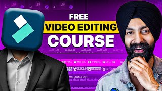 FREE Video Editing Course ✅ Wondershare Filmora 13 [upl. by Aerdnael]