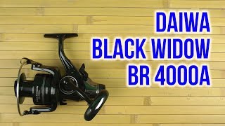 Распаковка Daiwa Black Widow BR 4000A 00220006 [upl. by Norted]