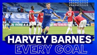 Harvey Barnes  Every Goal As A Leicester City Player [upl. by Salisbury]