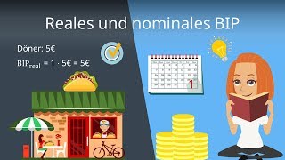 Reales und nominales BIP Bruttoinlandsprodukt einfach erklärt [upl. by Brownley]