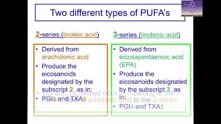 Omega6 and Omega3 Eicosanoids DrAJGhalayini [upl. by Tobie]