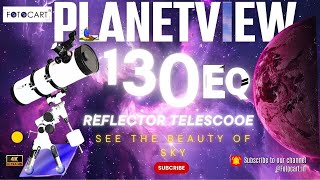 best telescope for planet and deepsky object Fotocart PlanetView 130EQ Telescope fotocart [upl. by Lanrev]