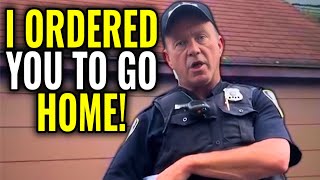 Dumb Cops Get Owned LAWSUIT Unlawful Orders amp ID Refusal  First Amendment Audit Fail Compilation [upl. by Akissej]