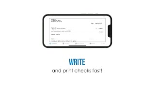 Check Writer 400 iPhoneiPad  Print Checks At Home From Your Phone [upl. by Karrie]