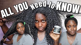 GROW Long Natural Hair And Length Retention My Deep Conditioning Routine [upl. by Coulter]