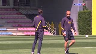 FC Barcelona Wednesday training session [upl. by Dehnel]