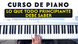 Curso de Piano Básico Lo que Todo principiante Debe Saber Acordes y Compases [upl. by Landsman]