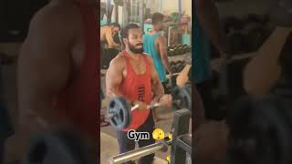 Gym workout  Bicep curl At gym  Best bodybuilding 💪 [upl. by Yhtomit]