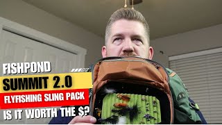 Organize Your Gear Fishpond Summit Fishing Sling Pack Review [upl. by Enttirb]