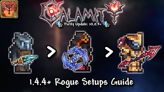 Calamity Rogue Class Loadouts Guide Hellish Harbour v203 [upl. by Ainelec]