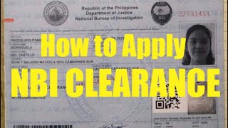 How to Apply NBI CLEARANCE  NBI Clearance Requirements  Philippines Elgen Beringuela [upl. by Illona]